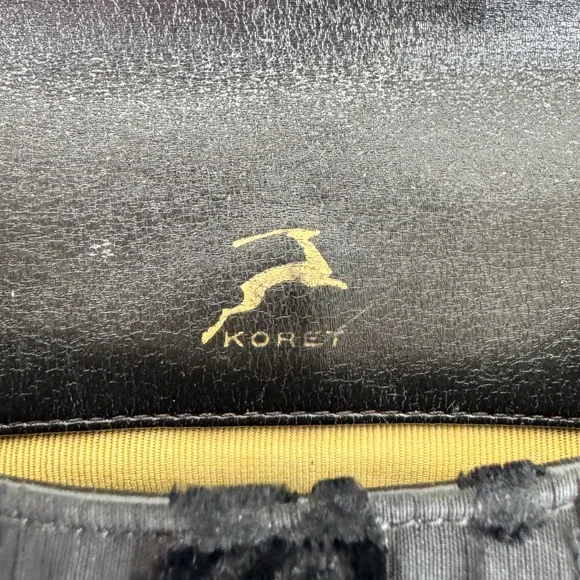 Koret Vintage 50's Black Silk & Velvet Purse